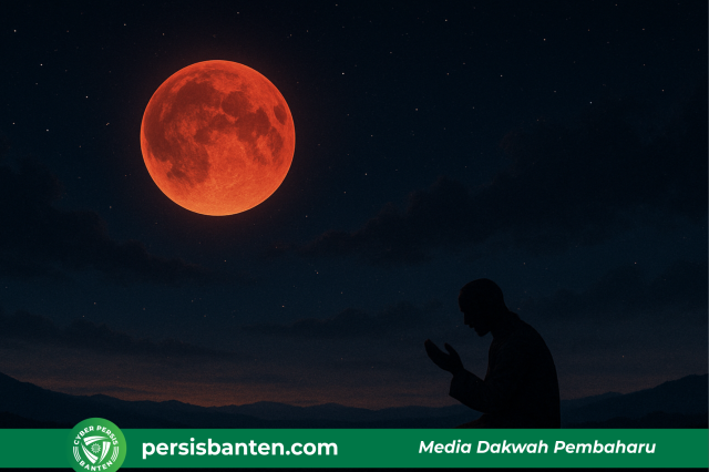 Khidmat di Bawah Bayangan Gerhana : Jamaah Persis Lebak Gelar Shalat Khusuf