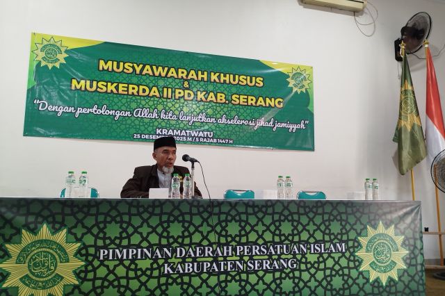 Pasca Wafatnya Ketua, Musyawarah Khusus PD PERSIS Kabupaten Serang Hasilkan Pemimpin Baru