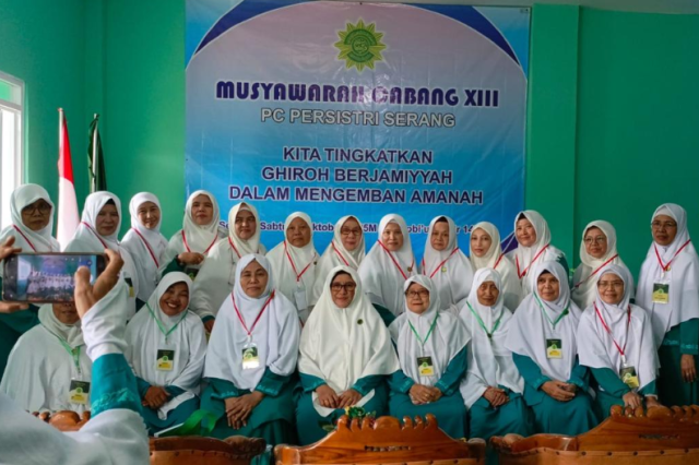 Muscab PC. Persistri Serang : Tingkatkan Ghiroh Berjamaah Dalam Mengemban Amanah